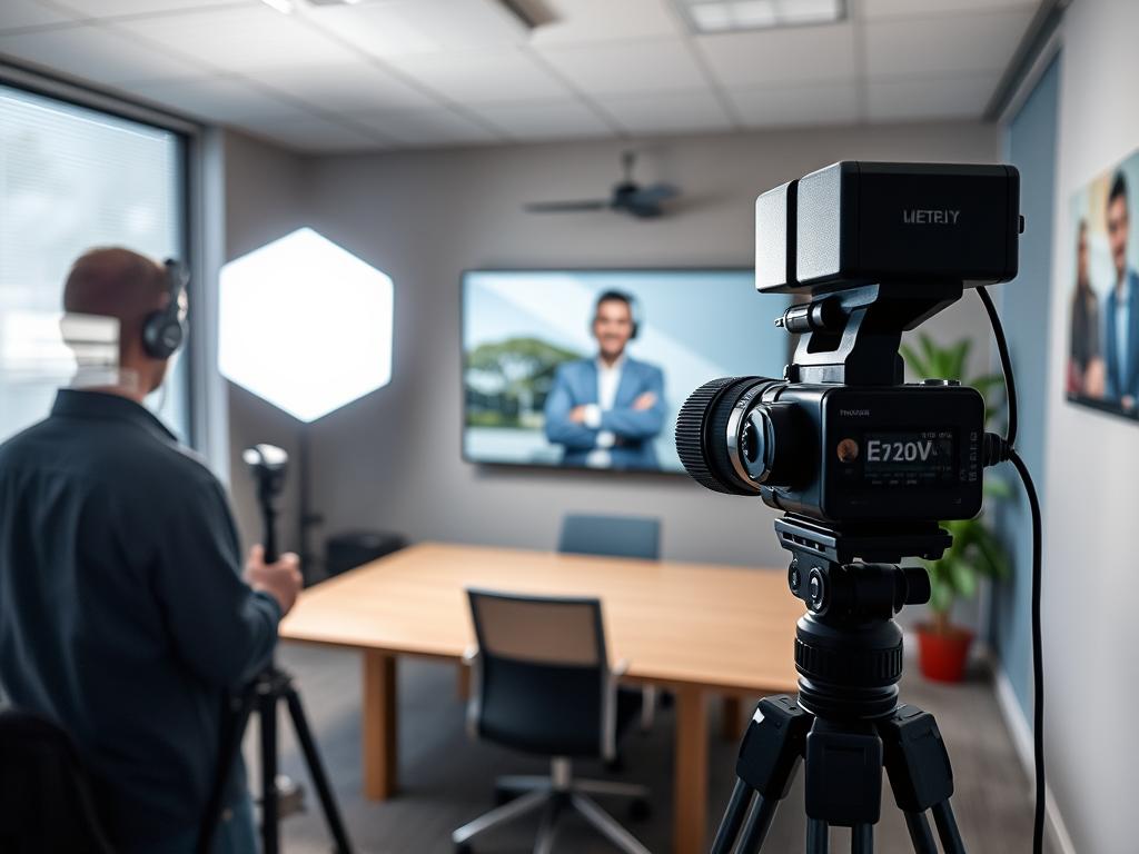 Professionell belysning för videokonferenser