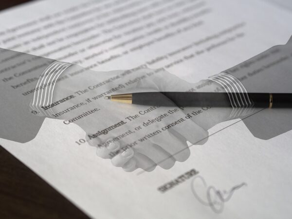 contract/agreement signature, fits the consent angle